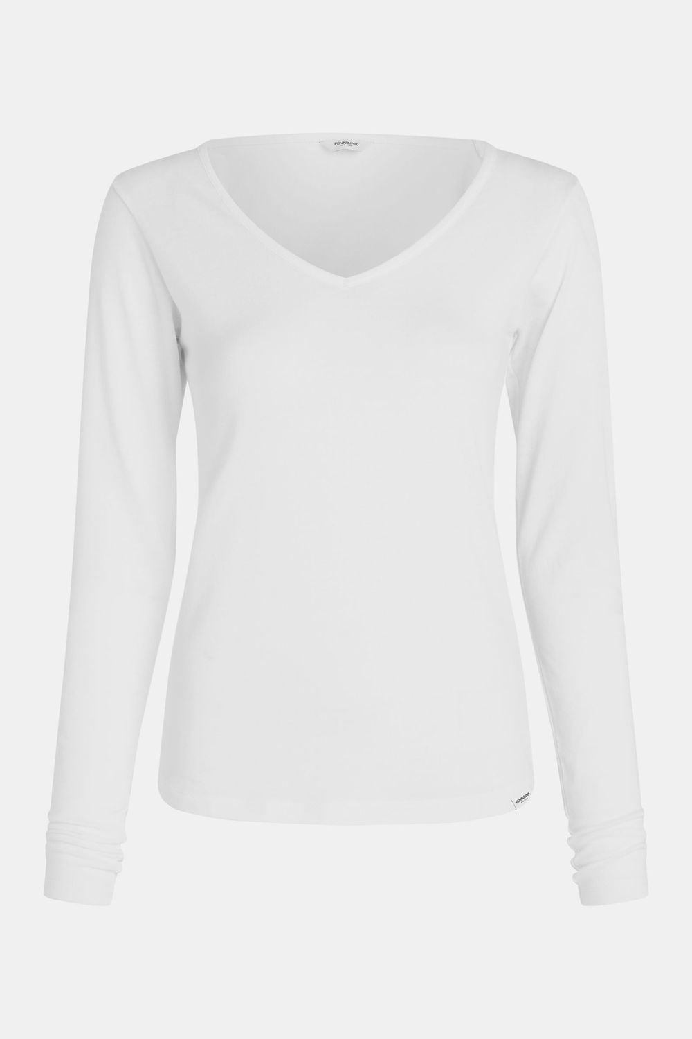 T-Shirt lange mouwen, Color: White, Maat: S