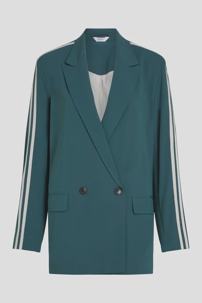 Blazer stripe, Color: pine/sand, Maat: 34