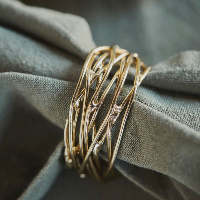 Servetringen, Ring, Gouden