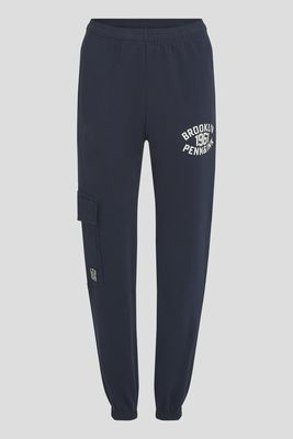 Broek sweaterstof met print