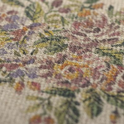 Tapijt bloemen medium