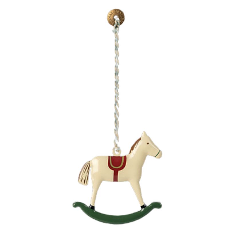 Metal ornament - schommelpaard