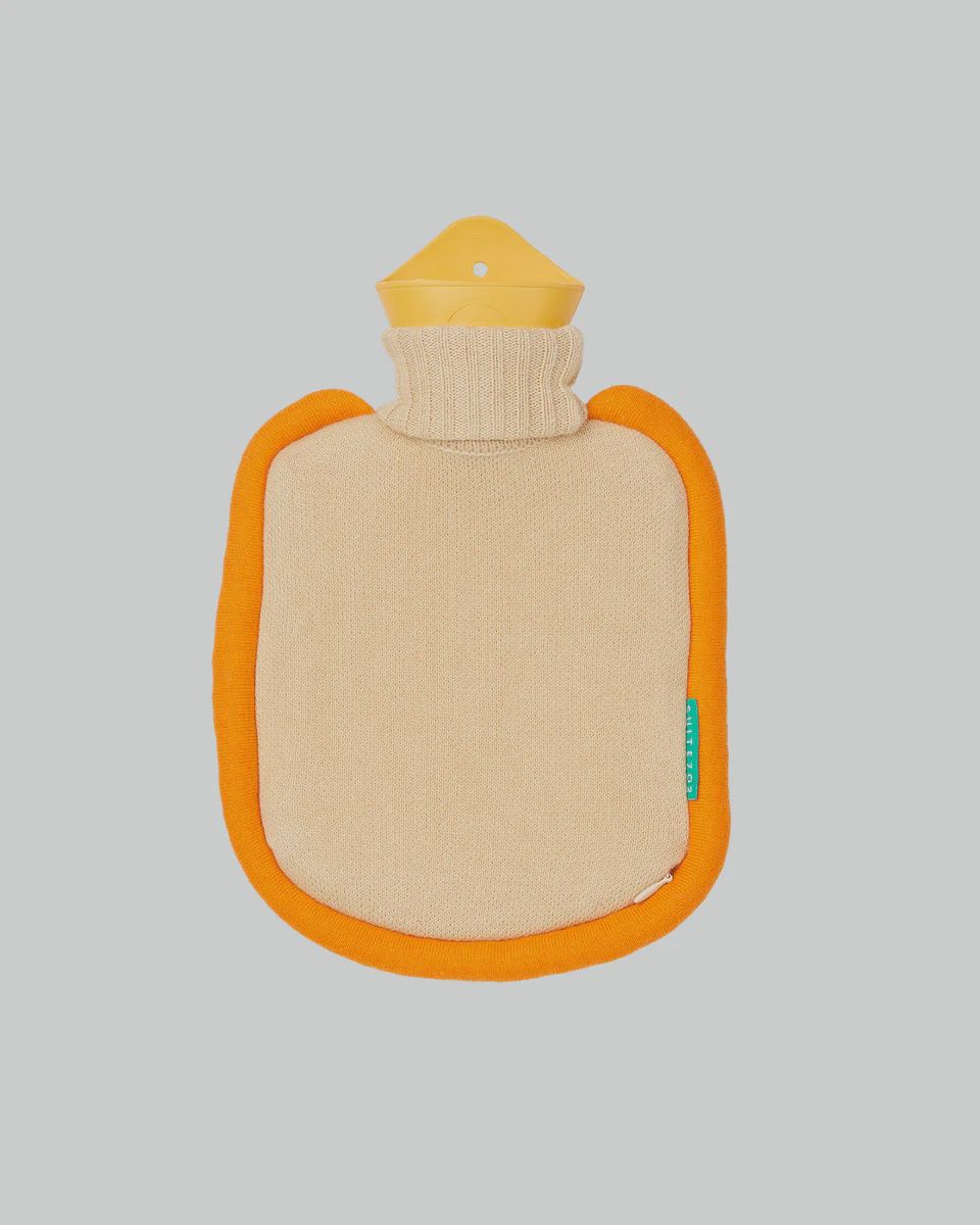 Mini Bumper Warm Water Kruik, Color: Clementine