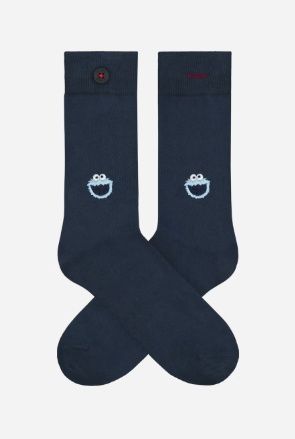 Sokken Navy Cookiemonster