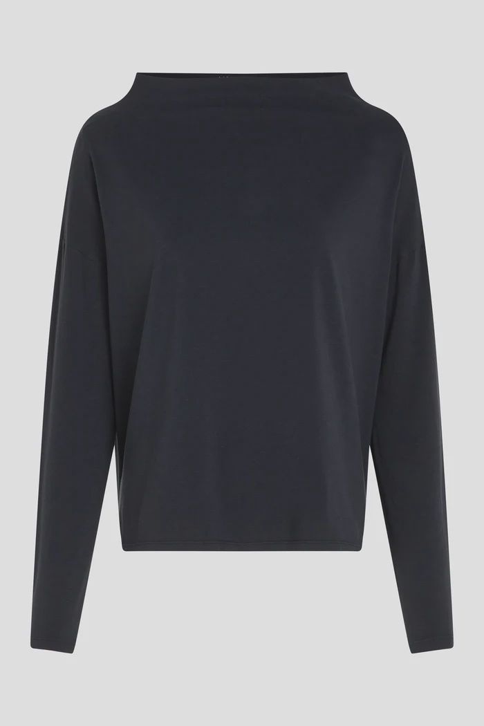 T- shirt lange mouwen, Color: black, Maat: M