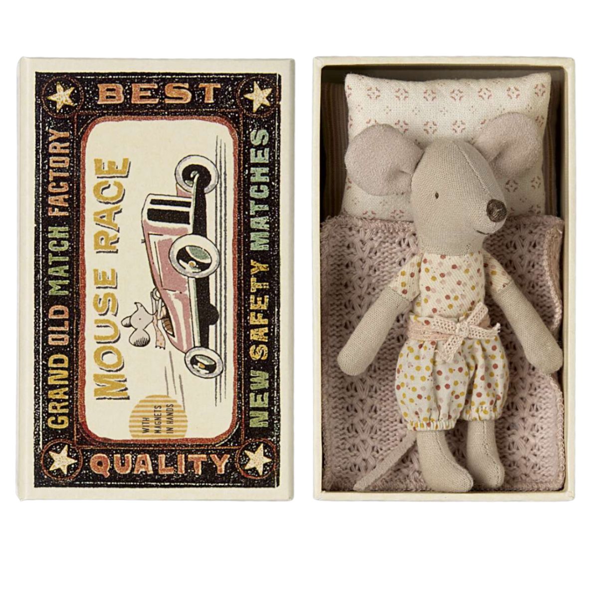 Kleine zus in matchbox (magnetische handjes)