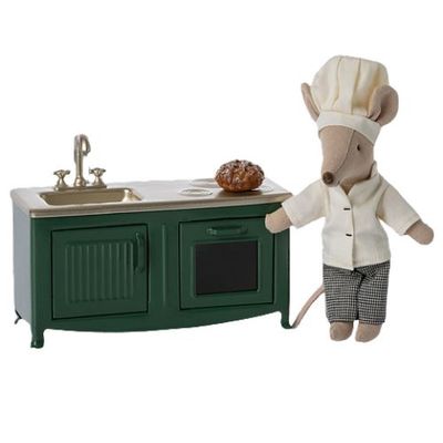 Fornuis muisjes donkergroen