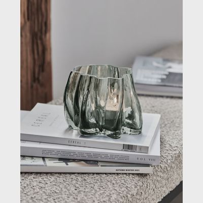 Tealight holder, HD Curva, Green