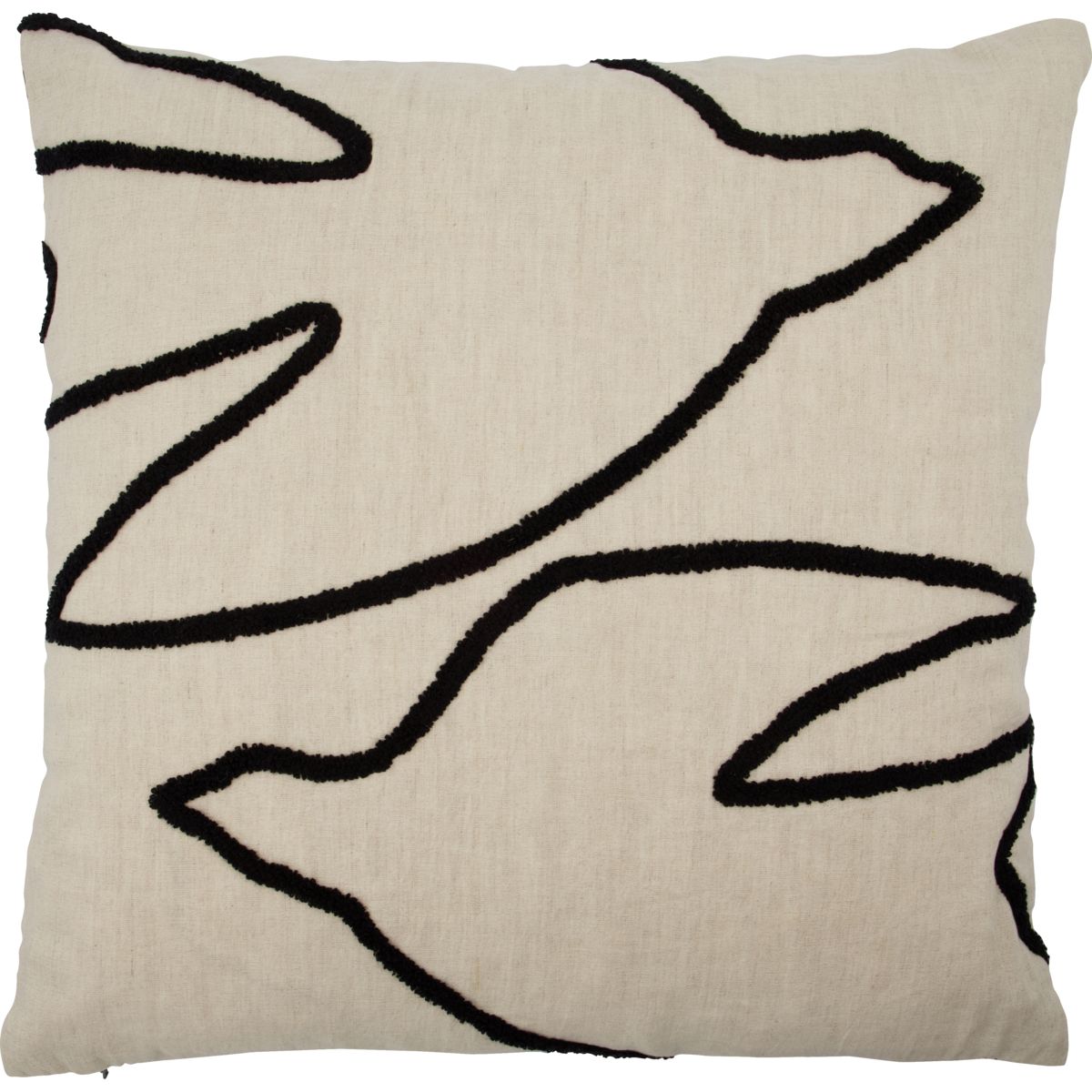 Kussensloop HD Fly , Off-white 50x50 incl donskussen