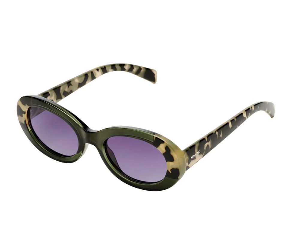 KOMONO Bril Luna, Color: Emerald Bobcat