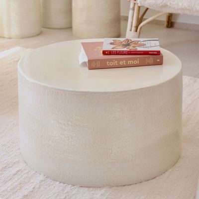 Bijzettafel ceramiek rond H27cm D47 - Endoume