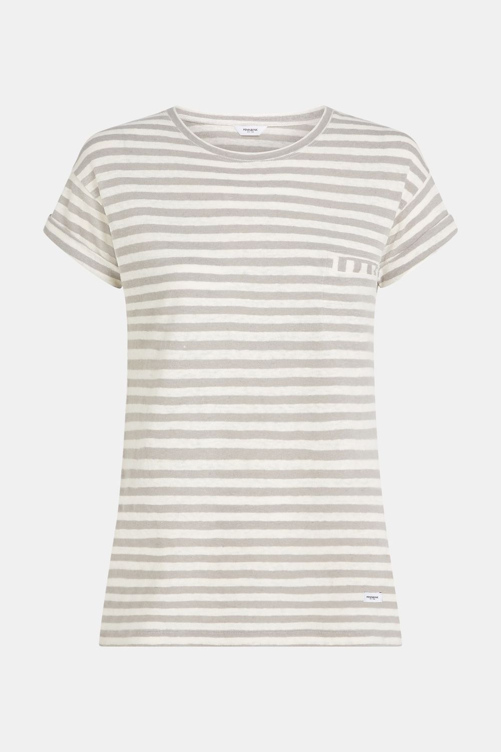 T-Shirt los met streepje