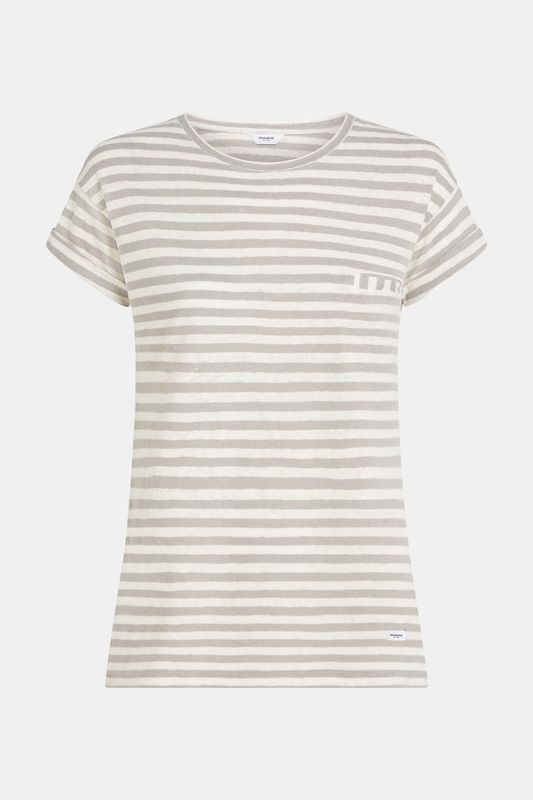T-Shirt los met streepje
