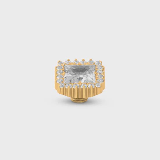 VI Antique CZ, Color: Gold - Crystal