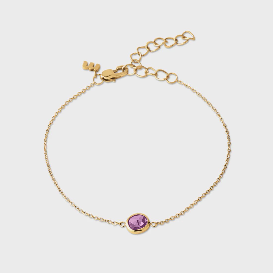 FR Scarlett CZ, Color: Gold - Fuchsia