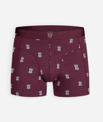 Boxer - Burgundy Percolator
