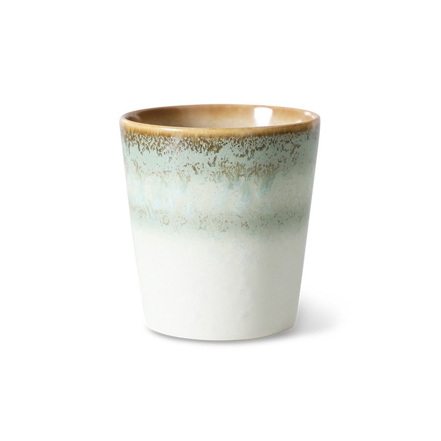 70&#39;s ceramics: coffee mug petal