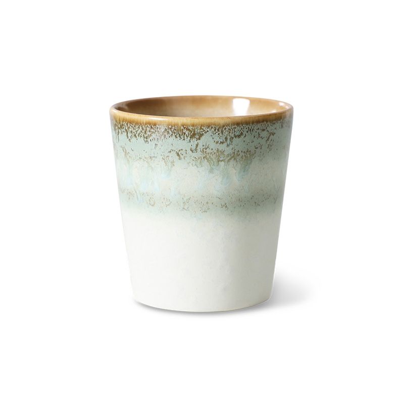70&#39;s ceramics: coffee mug petal
