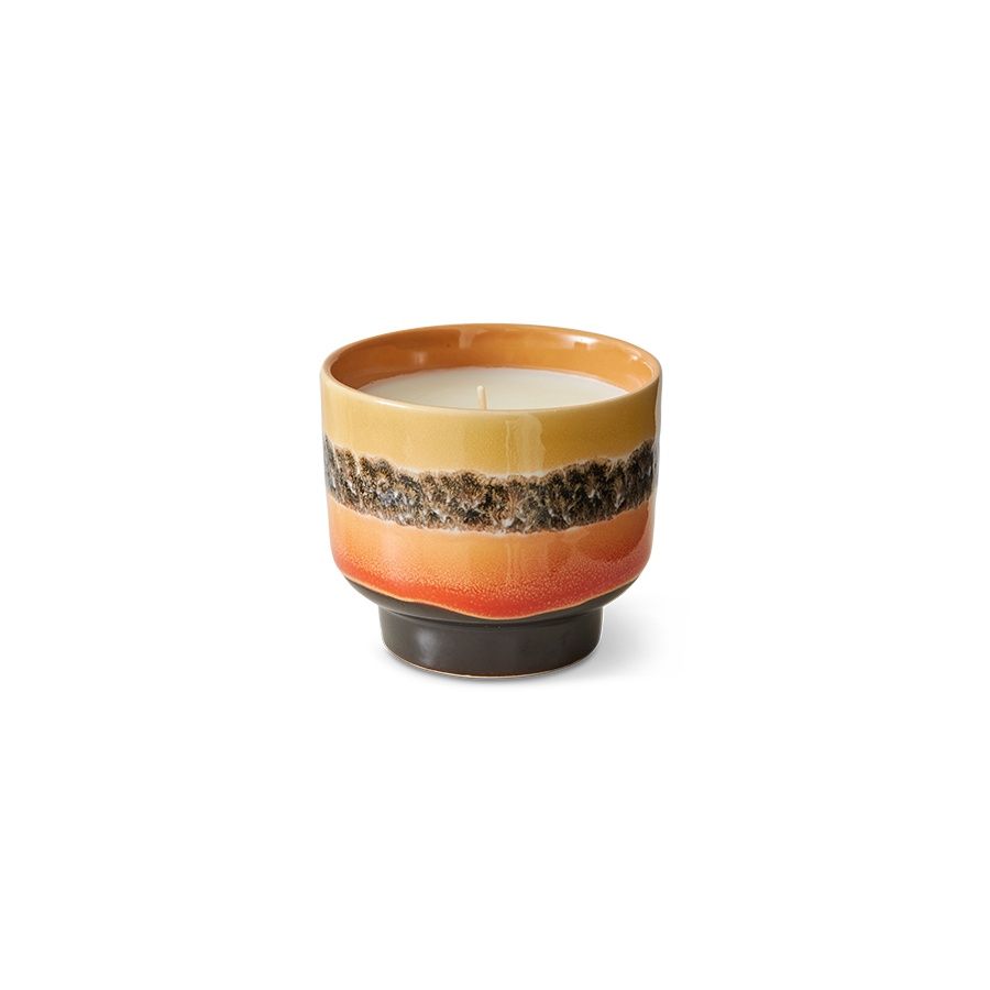 70&#39;s ceramics: small scented canlde Tulum