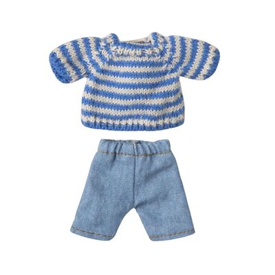 gebreid truitje en broek - grote broer