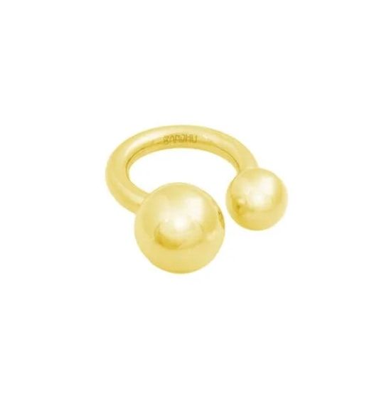 Dot Duo Ring gold plated