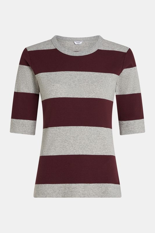T-Shirt Streep driekwart mouw AW25