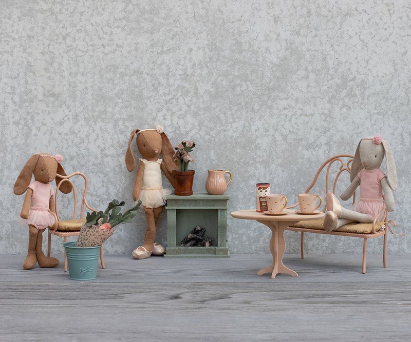 Vintage stoel mini dark powder