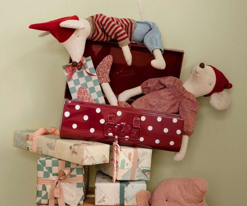 Kerstmuis maxi meisje