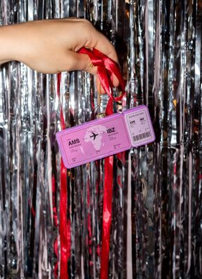 Boardingpass Amsterdam - Ibiza - ornament