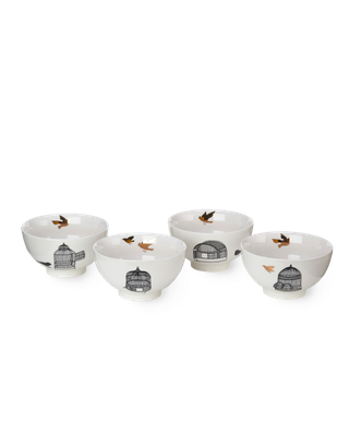 Snack bowl Freedom birds set 4