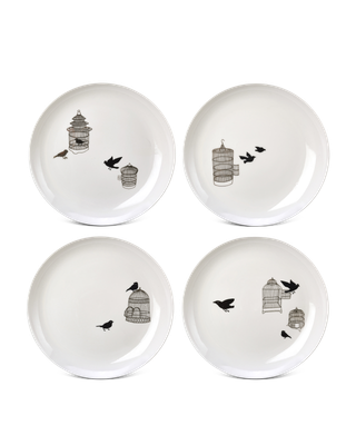 Site plate Freedom birds set 4