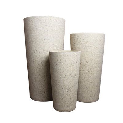 Hoge Pot D37 Wedge creme S