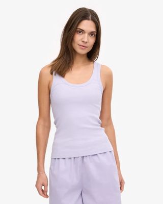 Woman Organic Rib Tank Top