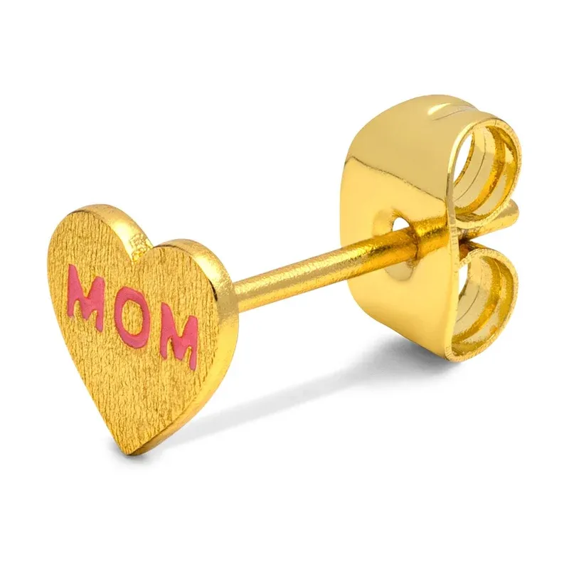 Heart Mom, Color: Gold Pink