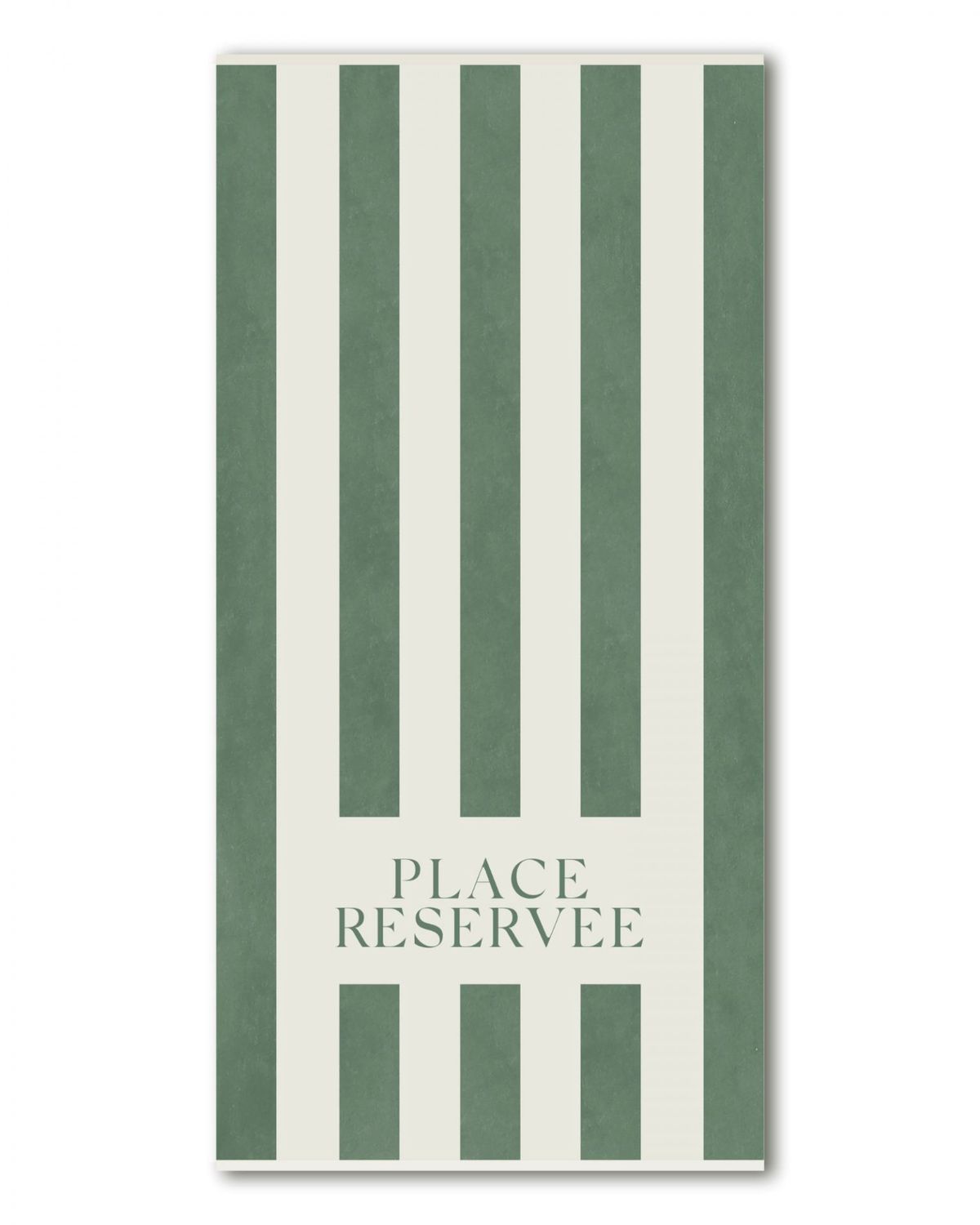 Strandlaken Place Reservee, Color: Eucalyptus, Size: 100x200cm