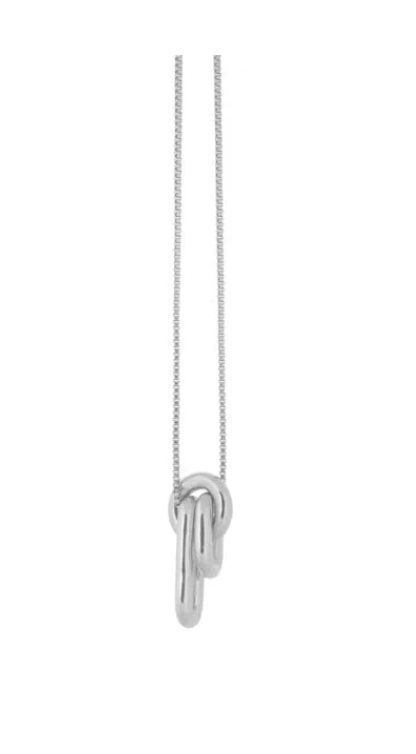 Linked Necklace, Color: Silver