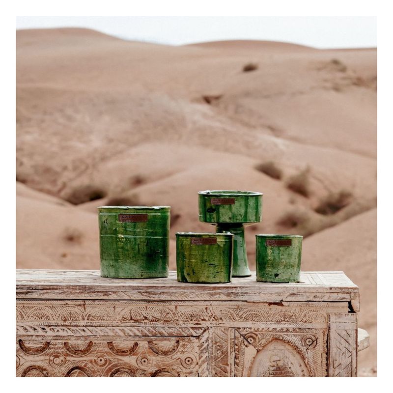 Bougie Tamegroute Verte - Menthe Thé