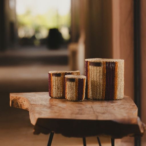 Bougie Raphia Rim - Dattes