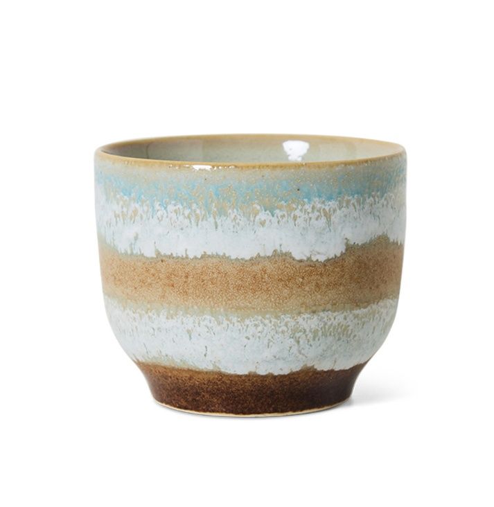 70's ceramics: café cup, skyline