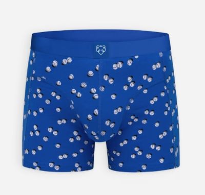 Boxer Brief Blue Baseballs