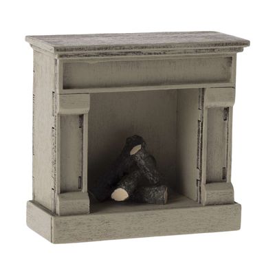 Miniatuur openhaard - off white