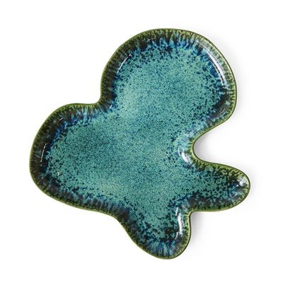 Shell plate teal