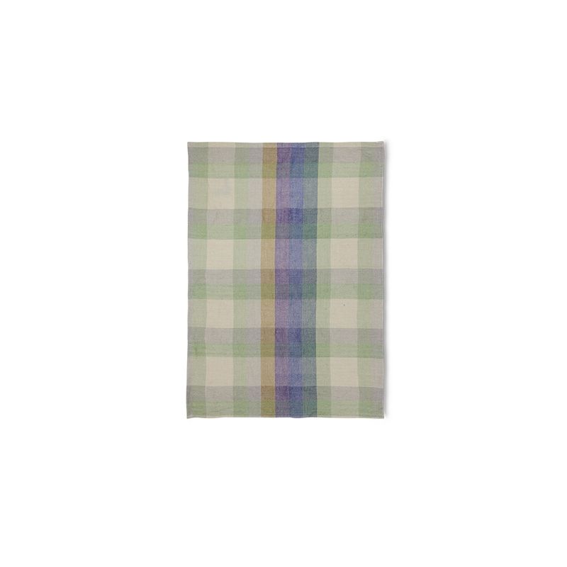 Vida check tea towel (50x70cm), multi colored