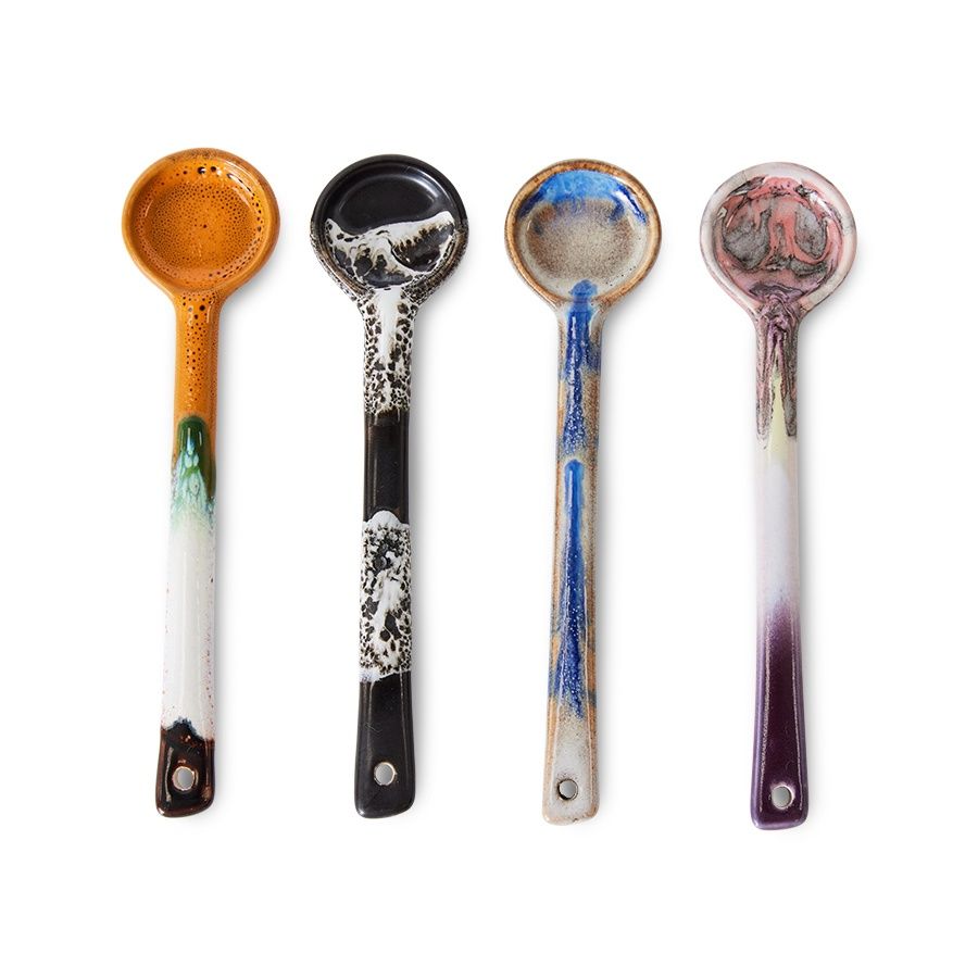 70's ceramics - spoons, Maat: M