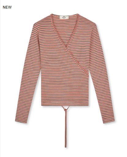 2x2 Cotton Stripe Susi LS top