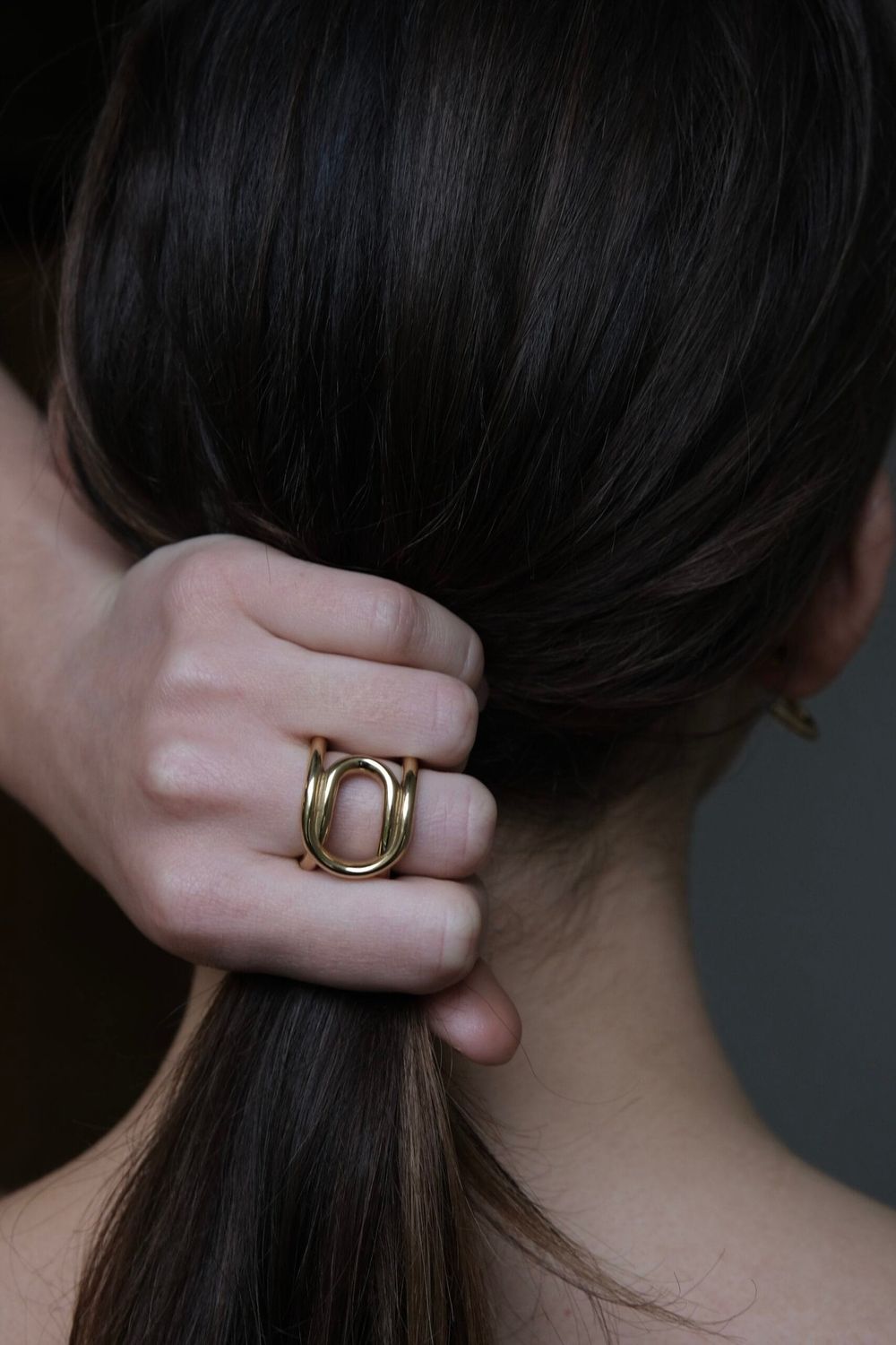 Loop ring, Color: Gold