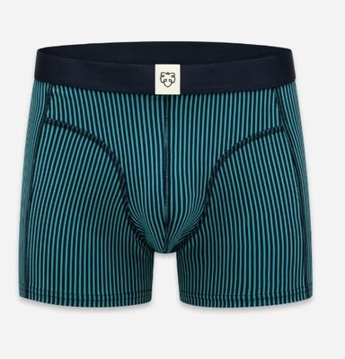 Boxer Brief - Navy Twotone Stripe