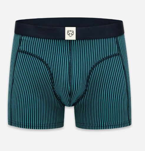 Boxer Brief - Navy Twotone Stripe