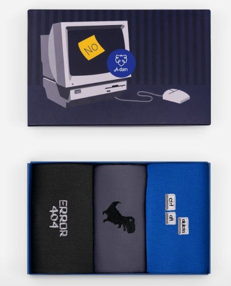 Sokken Casual Blue CTRL ALT DEL