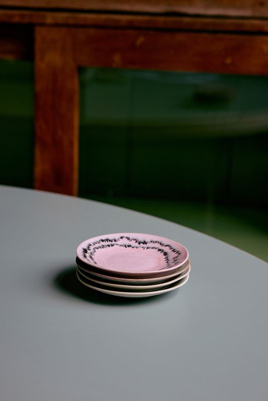 70's ceramics: saucers (set of 4)